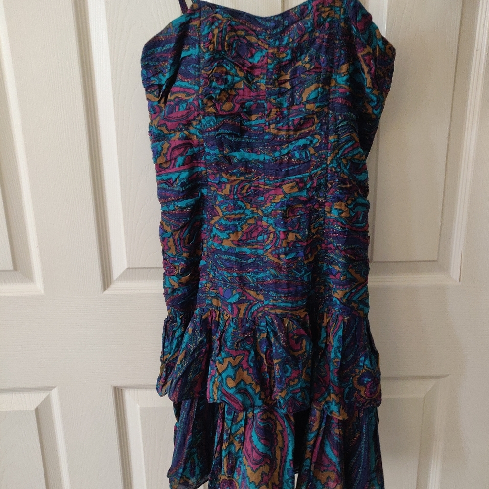 colored dress